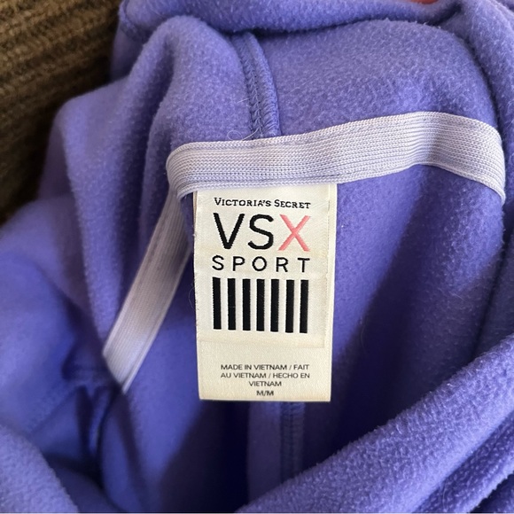 Victoria's Secret Fleece Hoodie Purple | Size M - Picture 7 of 8